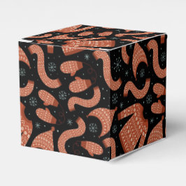 醜いクリスマスセーターハットスカーフレッドホワイト フェイバーボックス