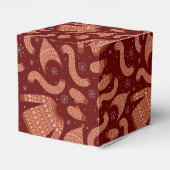 醜いクリスマスセーターハットスカーフレッドホワイト フェイバーボックス (裏面サイド)