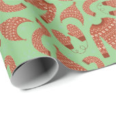 醜いクリスマスセーターハットスカーフレッドホワイト ラッピングペーパー (ロールコーナー)