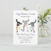 醜いクリスマスセーターパジャマパーティー 招待状 (スタンド正面)