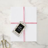 醜いクリスマスセーターパターンホリデー ギフトタグ (より糸付き)