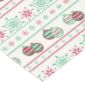 醜いクリスマスセーターパターンホリデー テーブルクロス (アングル)