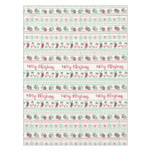 醜いクリスマスセーターパターンホリデー テーブルクロス (正面)