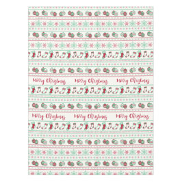 醜いクリスマスセーターパターンホリデー テーブルクロス