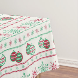 醜いクリスマスセーターパターンホリデー テーブルクロス