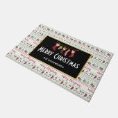 醜いクリスマスセーターパターンホリデー ドアマット (アングル)