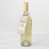 醜いクリスマスセーターパターンホリデー ボトルネックタグ (アングル)