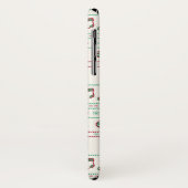 醜いクリスマスセーターパターンホリデー Case-Mate iPhoneケース (裏面/左)