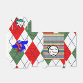 醜いクリスマスセーターパーソナライズされたパーティー フェイバーボックス (折り畳みなし)