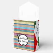 醜いクリスマスセーターパーソナライズされたパーティー フェイバーボックス (オープン)