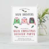 醜いクリスマスセーターパーティの招待状 (スタンド正面)