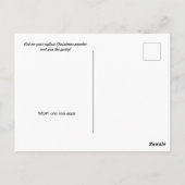 醜いクリスマスセーターパーティの招待状 ポストカード (裏面)