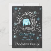 醜いクリスマスセーターパーティの招待状 招待状 (正面)