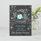 醜いクリスマスセーターパーティの招待状 招待状 (スタンド正面)