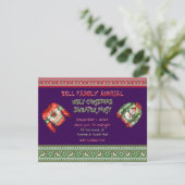 醜いクリスマスセーターパーティの招待状 招待状 (スタンド正面)