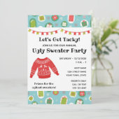 醜いクリスマスセーターパーティの招待状 招待状 (スタンド正面)