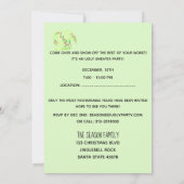 醜いクリスマスセーターパーティの招待状 招待状 (裏面)