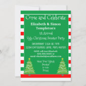 醜いクリスマスセーターパーティの招待状 招待状 (正面)