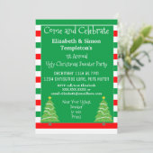 醜いクリスマスセーターパーティの招待状 招待状 (スタンド正面)