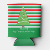 醜いクリスマスセーターパーティープレゼント 缶クーラー (正面)