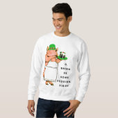 醜いクリスマスセーターパーティー スウェットシャツ (正面フル)
