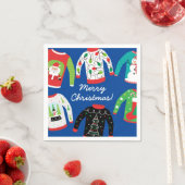 醜いクリスマスセーターパーティー スタンダードカクテルナプキン (インサイチュ)