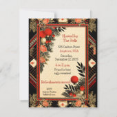 醜いクリスマスセーターパーティー 招待状 (裏面)