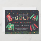 醜いクリスマスセーターパーティー 招待状 (正面)