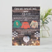 醜いクリスマスセーターパーティー 招待状 (スタンド正面)