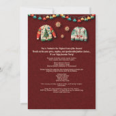 醜いクリスマスセーターホリデーパーティー 招待状 (裏面)