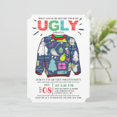 醜いクリスマスセーターホリデーパーティー 招待状 (スタンド正面)