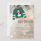 醜いクリスマスセーターホリデーパーティー 招待状 (正面)