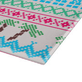 醜いクリスマスセーター熱帯フラミンゴ カッティングボード (角)