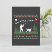 醜いクリスマスセーター狩りシーズンサンタ シーズンカード (スタンド正面)