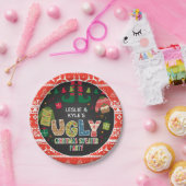 醜いクリスマスセーター紙プレート ペーパープレート (パーティー)