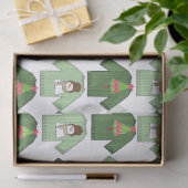 醜いクリスマスセーター緑のティッシュペーパー 薄葉紙 (ギフト)