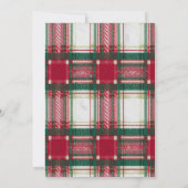 醜いクリスマスセーター食べパーティの招待状ドリンク 招待状 (裏面)