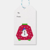 醜いクリスマスセーター ギフトタグ (正面)