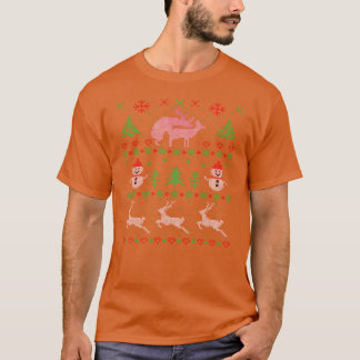 醜いクリスマスセーター クリスマスの友達 Tシャツ