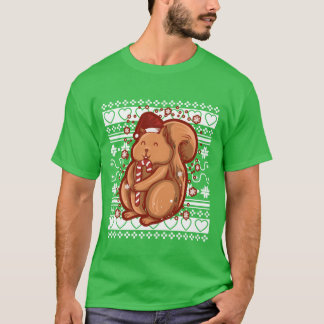 醜いクリスマスセーター クリスマスリスの家族 Tシャツ