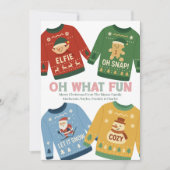 醜いクリスマスセーター シーズンカード (正面)