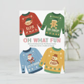 醜いクリスマスセーター シーズンカード (スタンド正面)