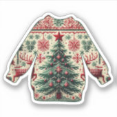 醜いクリスマスセーター シール (正面)