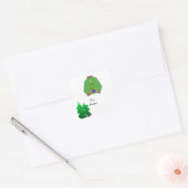 醜いクリスマスセーター スクエアシール (封筒)