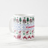 醜いクリスマスセーター – スタイルサンダー_コーブ コーヒーマグカップ (正面左)