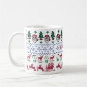 醜いクリスマスセーター – スタイルサンダー_コーブ コーヒーマグカップ (左)