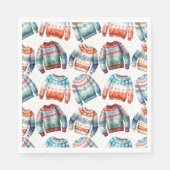 醜いクリスマスセーター スタンダードランチョンナプキン (正面)