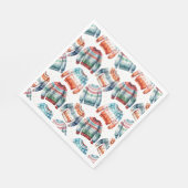 醜いクリスマスセーター スタンダードランチョンナプキン (角)