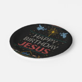 醜いクリスマスセーター – ハッピーバースデーイエス ペーパープレート (アングル)