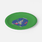 醜いクリスマスセーター ペーパープレート (アングル)